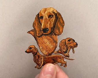 Dachshund Dog Patch/Iron on/Sew on/Weiner Dog Applique