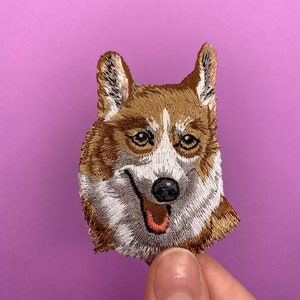 Pembroke Welsh Corgi Dog Patch, Iron on, Sew on