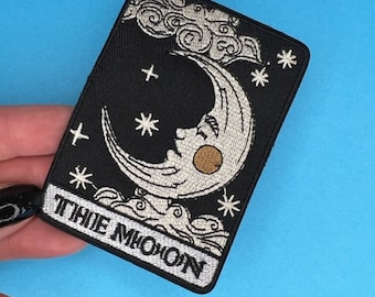 The Moon Tarot Patch - Iron on - Applique