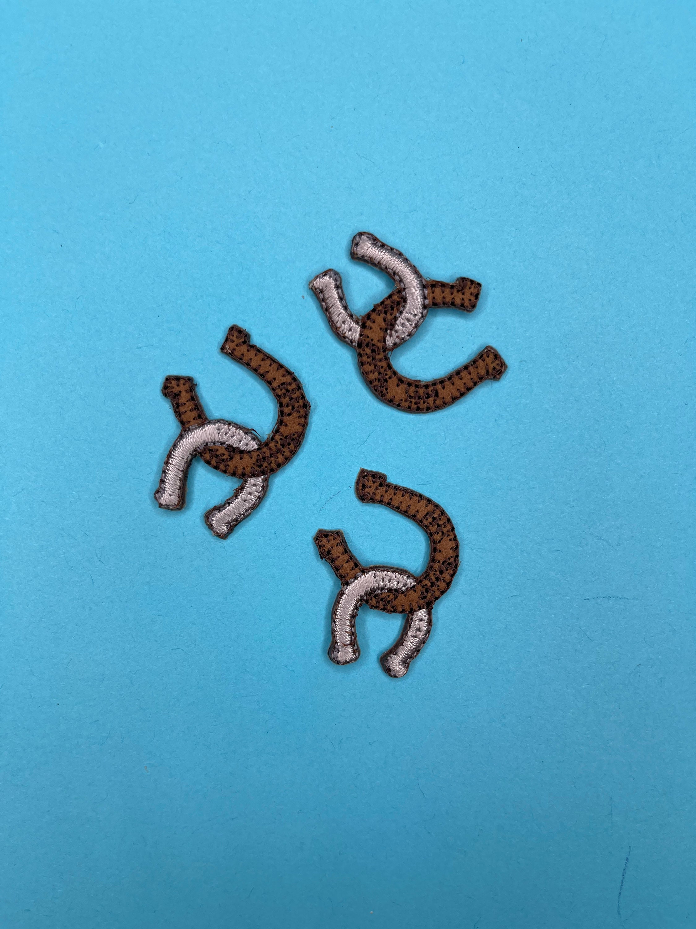 Tiny Horseshoe Patch Set of 3 Lucky Horseshoe Iron on Etsy Singapore