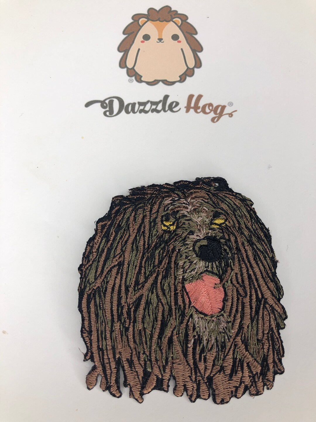 Puli Dog Patch, Dog With Dreads, Mop Dog. Iron On, Sew On Etsy
