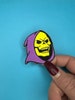 Skeletor Face Patch - Laughing Skeleton - Iron on - Applique