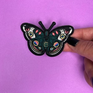 Realistic Butterfly Patch - Iron on - Applique - Natural Butterfly