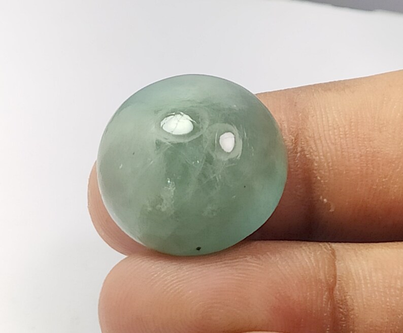 100 /% Natural Aquamarine Cabochon Gemstone 35.80 Carat Wonderful Aquamarine Cabochon Gemstone Beautiful Aquamarine Gemstone 21x11 MM