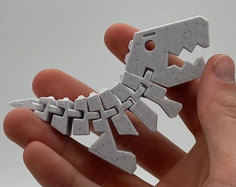 Articulated T-Rex — 3D Printed Flexi Dinosaur Toy and Kids Gift