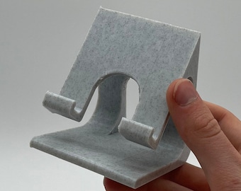 3D Printed Phone and Tablet Stand — Modern Desk Organizer and Tech Decor