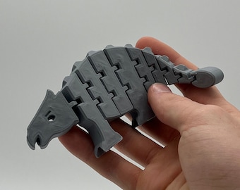 フレキシブル関節恐竜 - 3Dプリントされた可動式おもちゃと子供向け