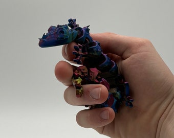 Flexi Articulated Lizard — Crocodile Skink Fidget and Desk Toy
