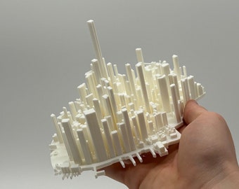 Lower Manhattan NYC Model | Detailed Cityscape Replica | Iconic Landmark Souvenir | Architectural Miniature