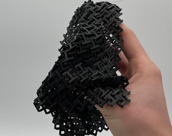 Flexi Articulated Chainmail — 3D Printed Fidget Desk Toy and Stress Relief Gadget