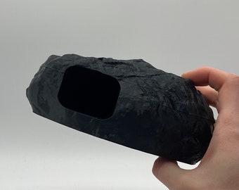 Reptile Hide Cave — 3D Printed Terrarium Habitat and Pet Decor