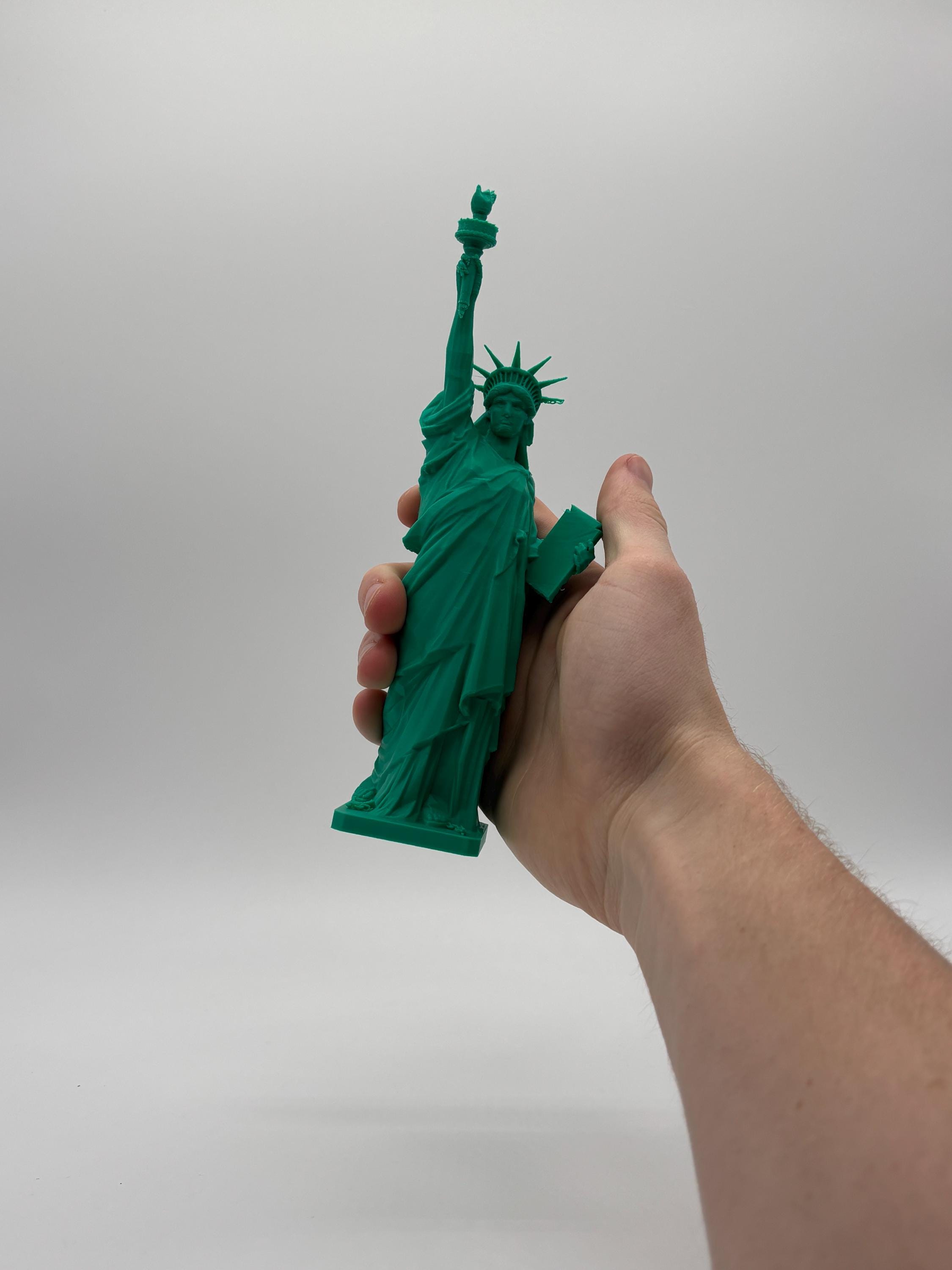 Statue of Liberty 3D Model — Printed Iconic Landmark and Travel