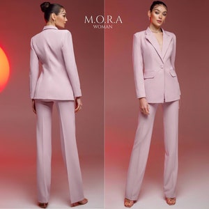 Pink Pant Suit For Women, Woman Suit, Pink Suit Women, Formal Pantsuit For Women, Prom Pantsuit, Pink Pantsuit, Women Suit Set, Pantsuit