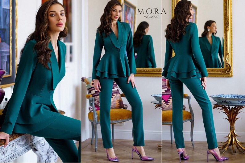 PEPLUM PANT SUIT