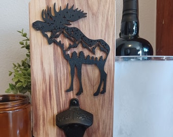 Wall Hanging Bottle Opener