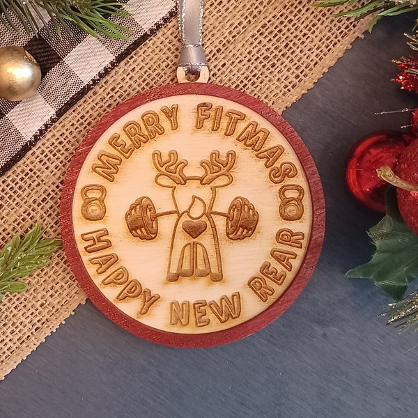 Barbell Ornament Etsy