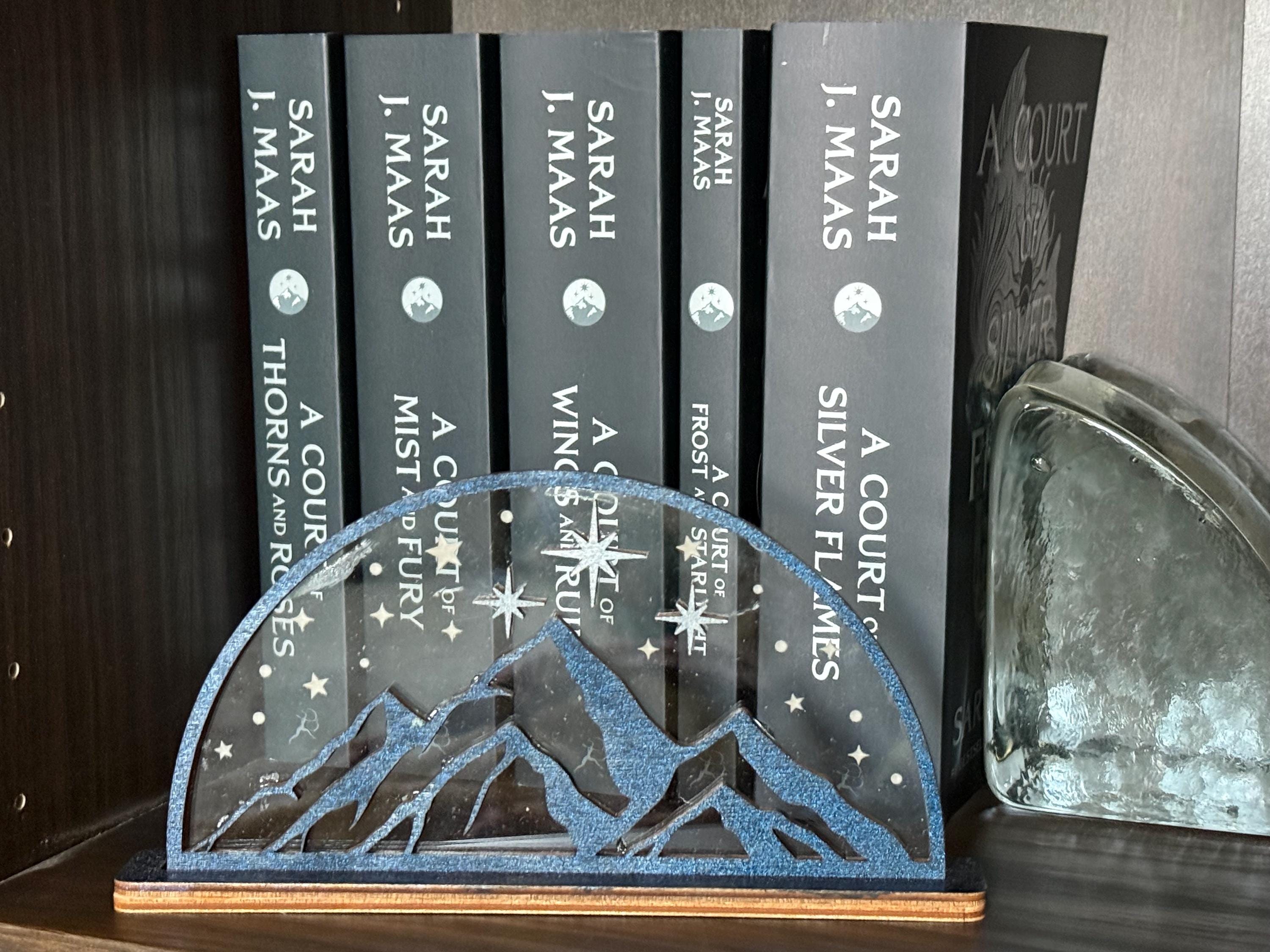 ACOTAR velaris mountains city of starlight shelf sitter bookshelf decor