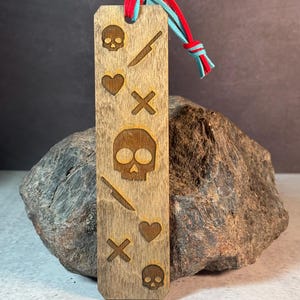 Lights out caught up navessa Allen inspired  bookmark gift for reader booktok book