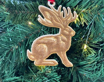 Jackalope Cryptid Ornament