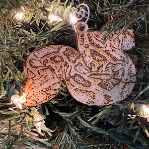 Burmese python ornament