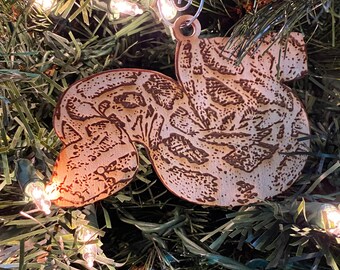 Burmese python ornament