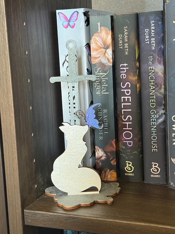 Quicksilver inspired shelf sitter bookshelf decor brimstone Callie hart