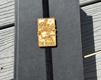 The reader tarot card bookmark book accessories bookish gift for book lovers bibliophile stocking stuffer