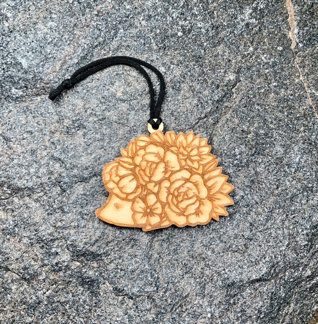 Flower Hedgehog Car Air Freshener freshie Etsy