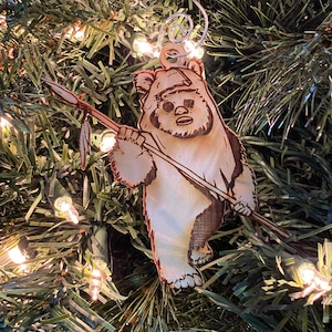Cute space bear inspired ornament