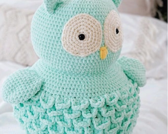 Crochet Owl Amigurumi Pattern | Easy Stuffed Toy (PDF Pattern)