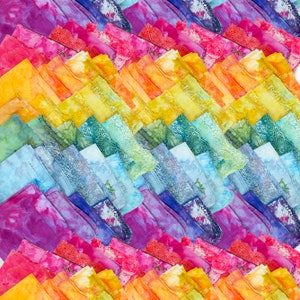 Hand Ice Dyed Vintage Cotton Hanky Handkerchief Hankie Rainbow