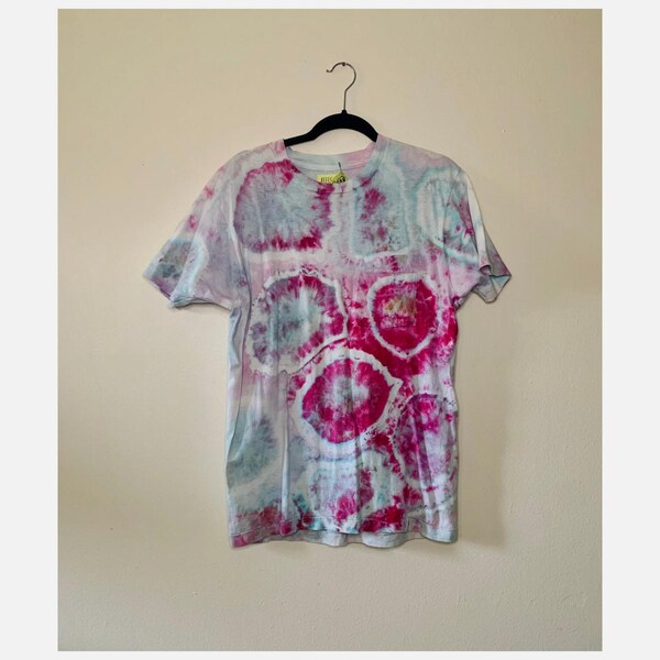 Multicolor - Pure Cotton Half Sleeve Tie-Dye Men Shibori Shirt 49