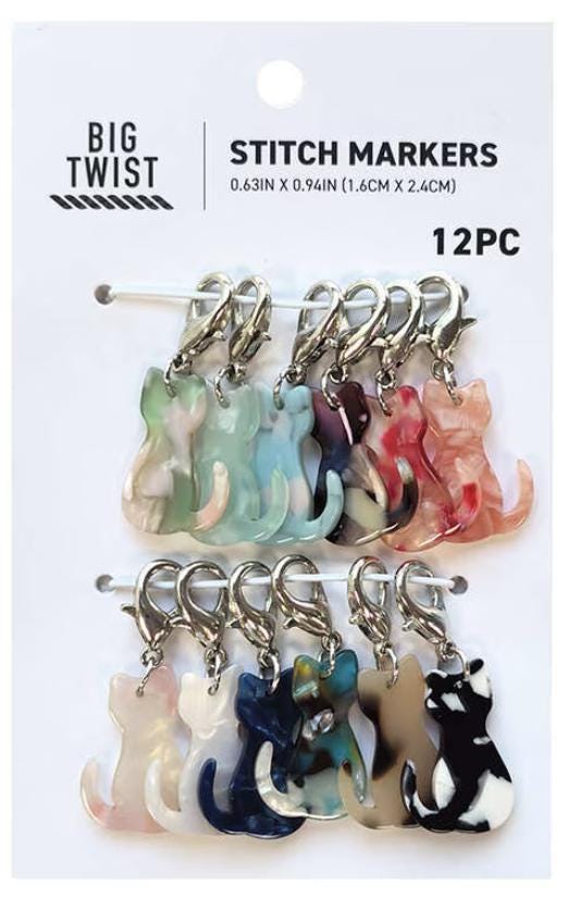 12ct Cat Stitch Markers by Big Twist - Etsy