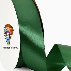 1/8 "Hunter Single Face Satinband - 50 Meter Spulen