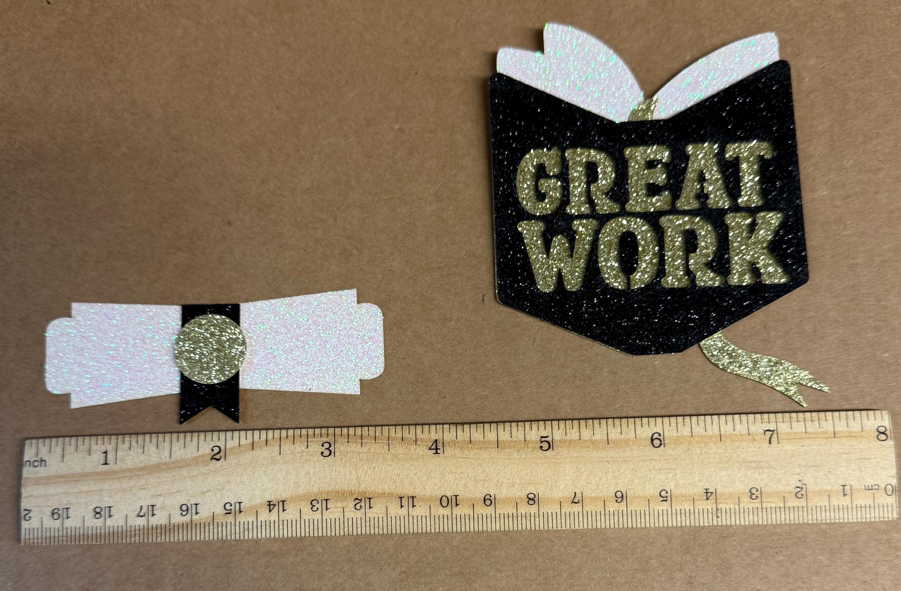 Graduation Glitter Decals - Etsy