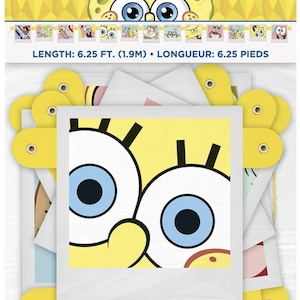 SpongeBob SquarePants Jointed Banner (1 Pc)