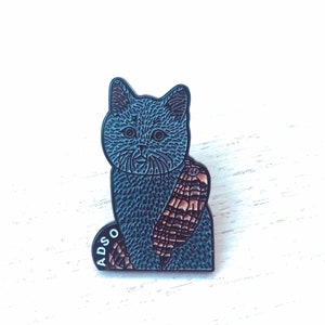 Outlander Emaille Pin - Adso die Katze Pin - Outlander Geschenk - Hard Enamel Pin