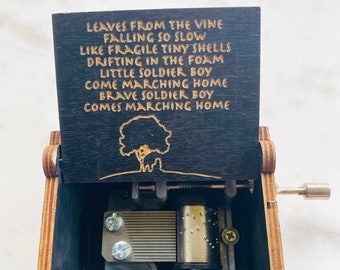 Avatar Music Box: Leaves From The Vine, Custom Engraved