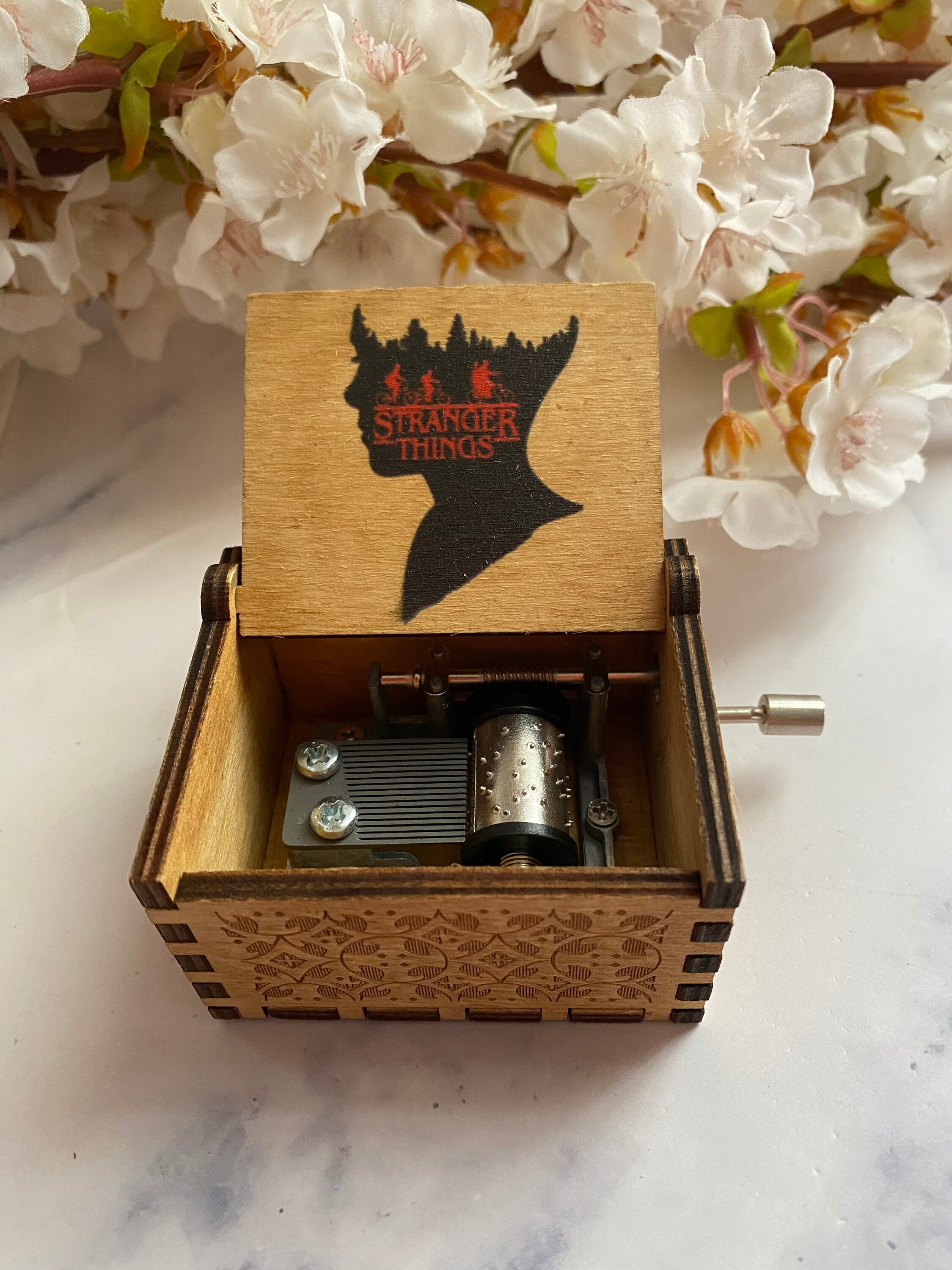 Stranger Things Music Box TV Show Music Box Stranger Things Etsy