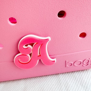 Dijes para bolsos Bogg personalizados con iniciales - Dijes para bolsos personalizables con iniciales vintage - Dije para bolso Bogg personalizado - Accesorios para bolsos Bogg