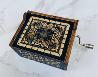 Custom Made Wooden Music Box - Fan Favorites Music Box Gift - Mini Custom-Made Music Box