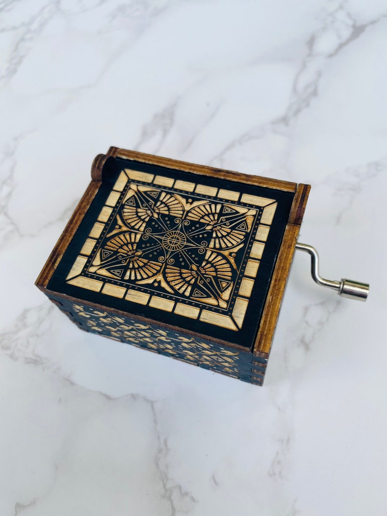 Custom Made Wooden Music Box Fan Favorites Music Box Gift Etsy