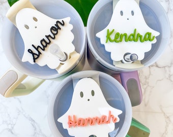 Personalisiertes Ghost Stanley Tumbler Tag: Acryl Namensschild