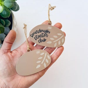 Handcrafted Sourdough Ornament – Perfect Gift for Bakers & Bread Lovers - Sourdough starter gift
