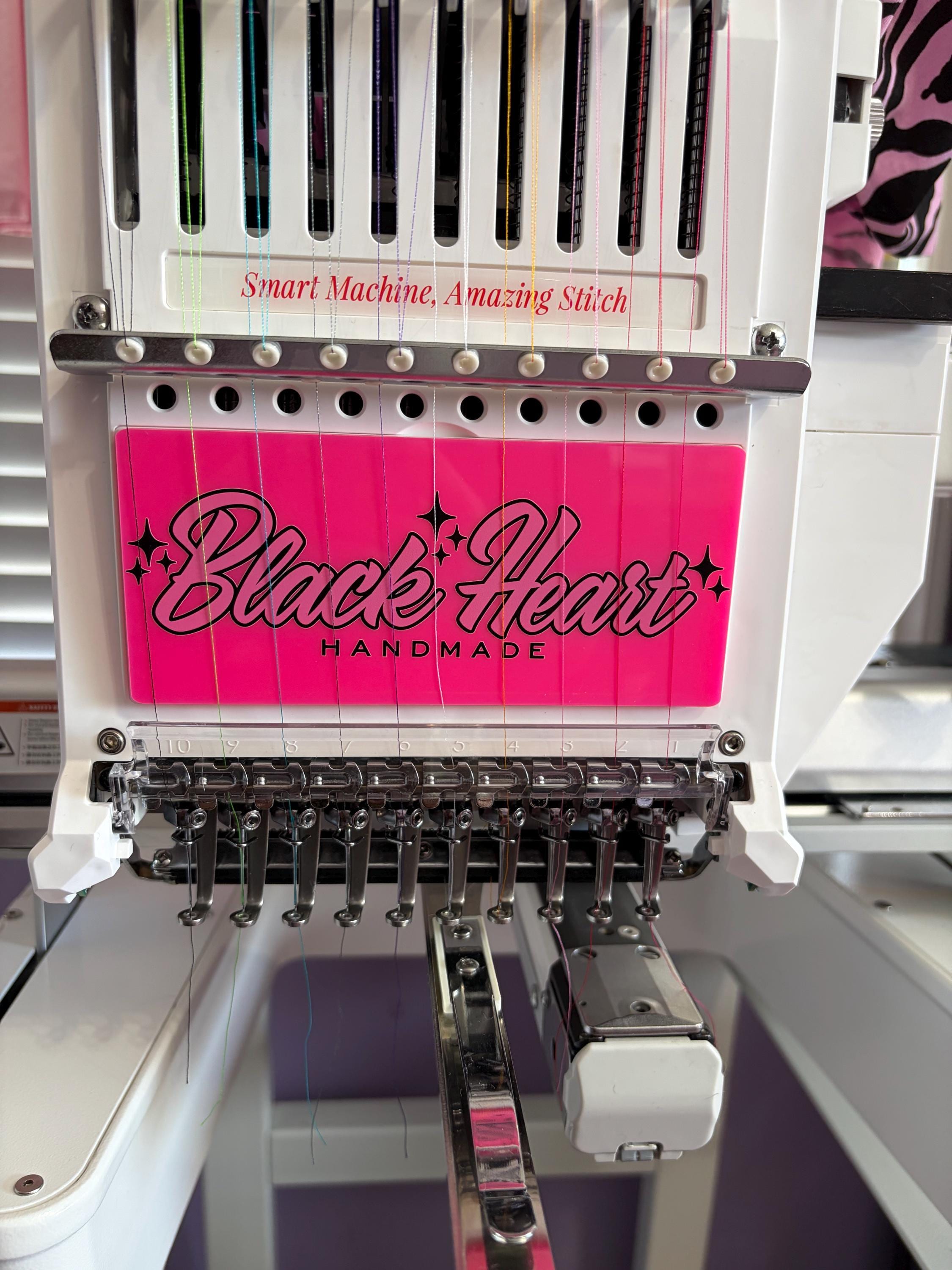 Smartstich S-1001 Embroidery Machine Faceplate, Custom Logo Acrylic Cover thumbnail 2