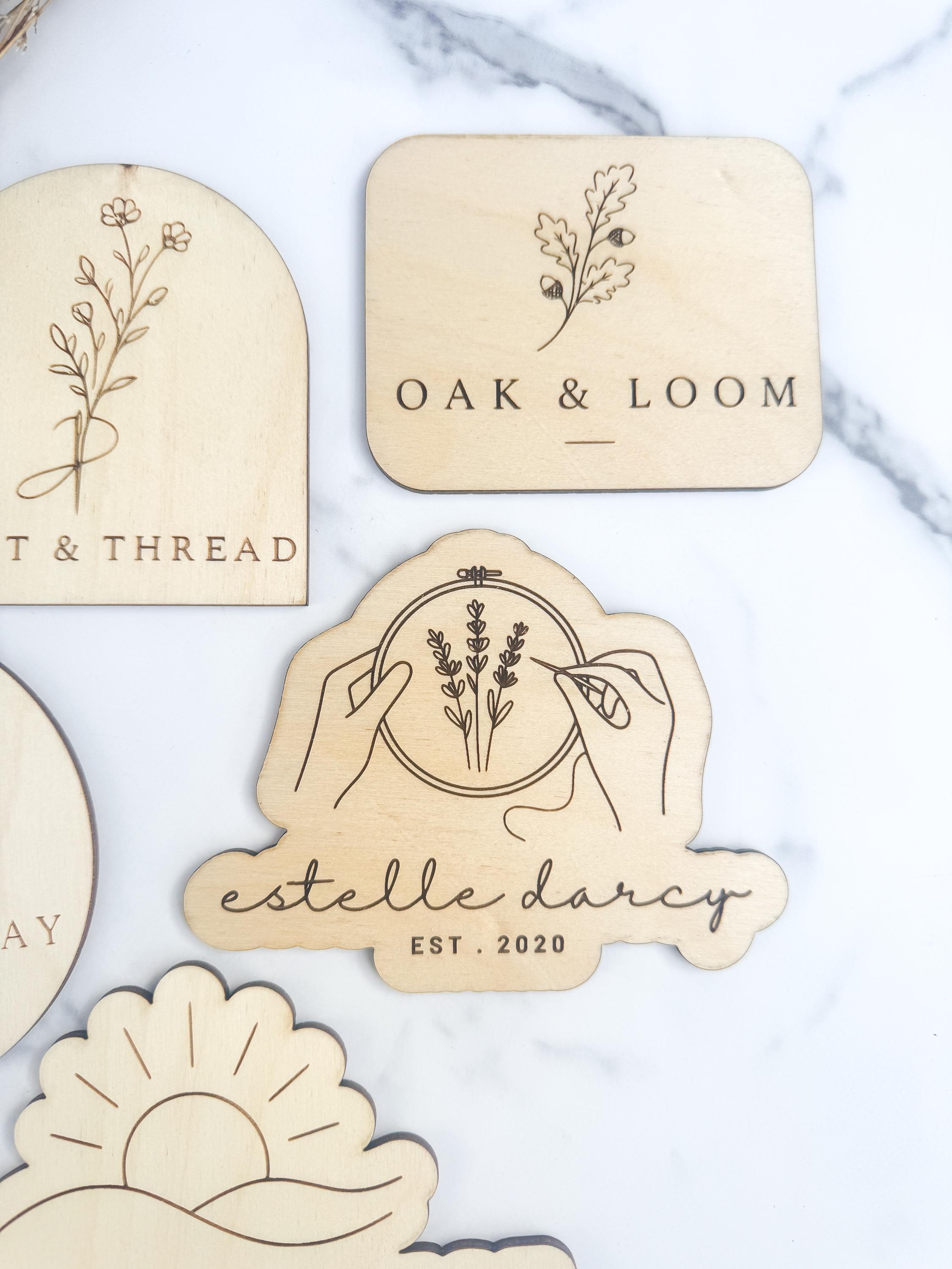Custom Laser Engraved Wood Logo Plaque, Personalized Business Sign, Branding Display Prop thumbnail 3