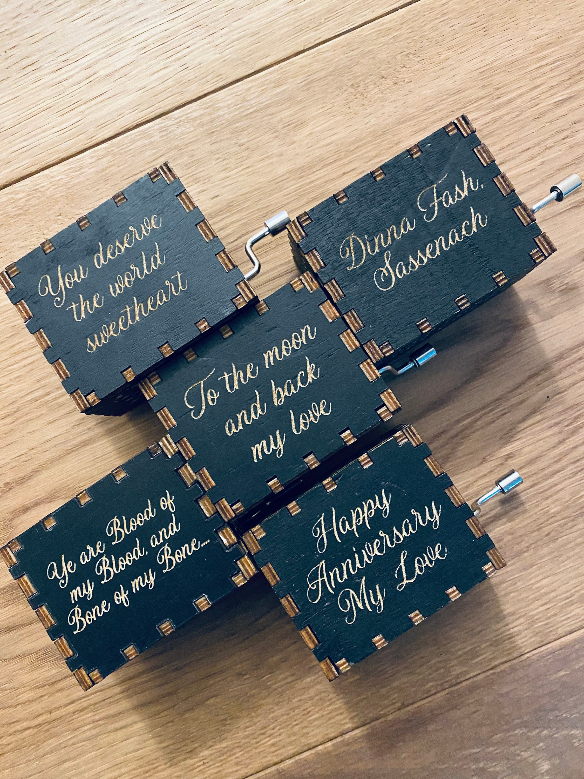 Outlander Music Box: Custom Engraved Skye Boat Song Gift thumbnail 5