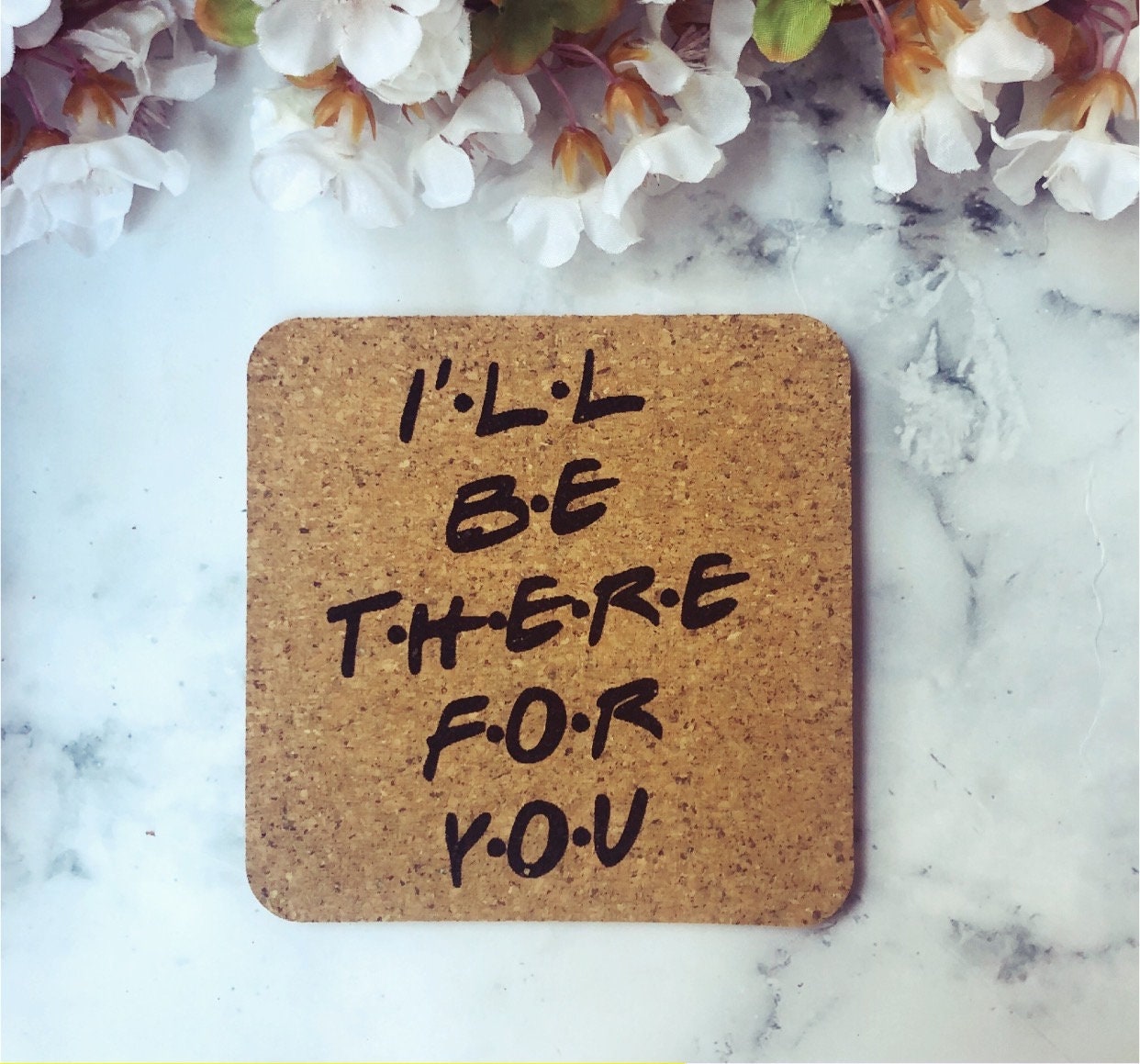 Friends TV Show Cork Coasters: Engraved Coaster Set thumbnail 5