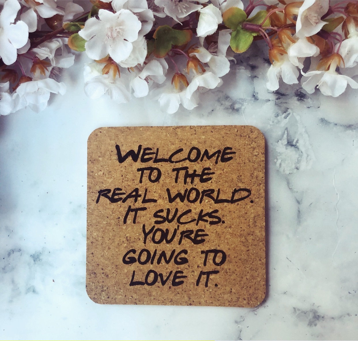 Friends TV Show Cork Coasters: Engraved Coaster Set thumbnail 6