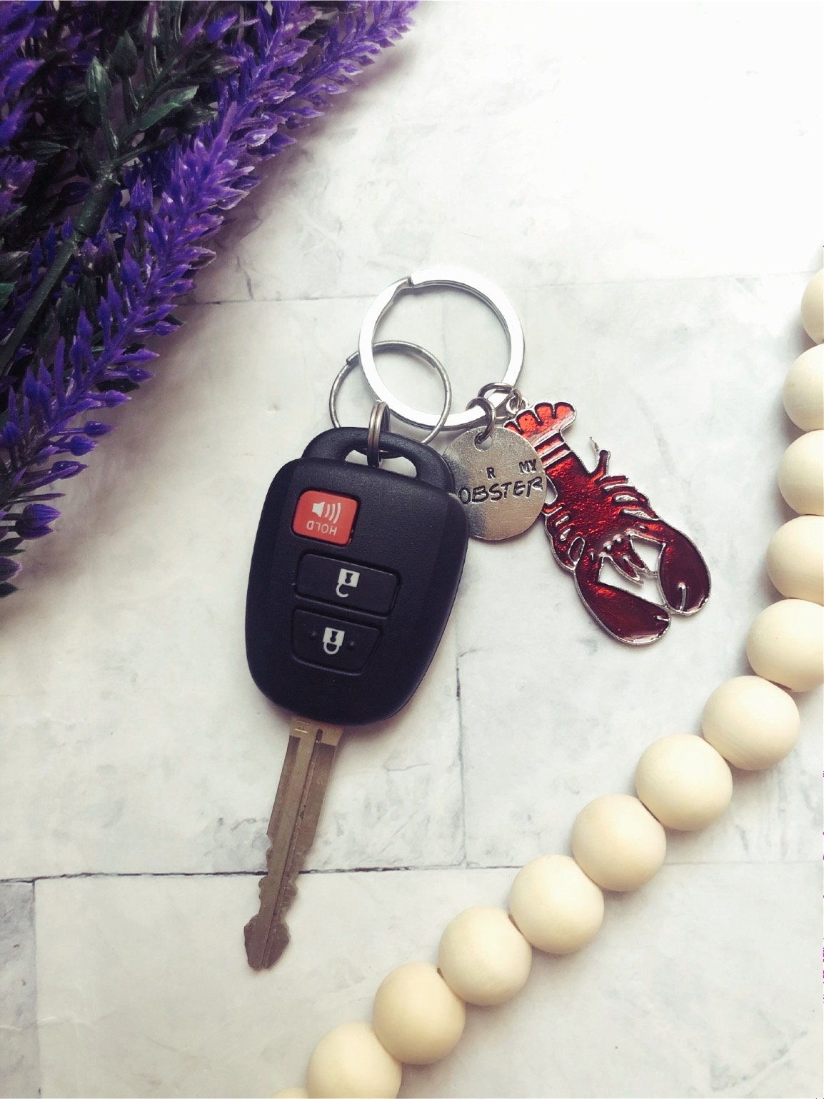 Friends TV Show Keychain – U R My Lobster Aluminum Charm thumbnail 4